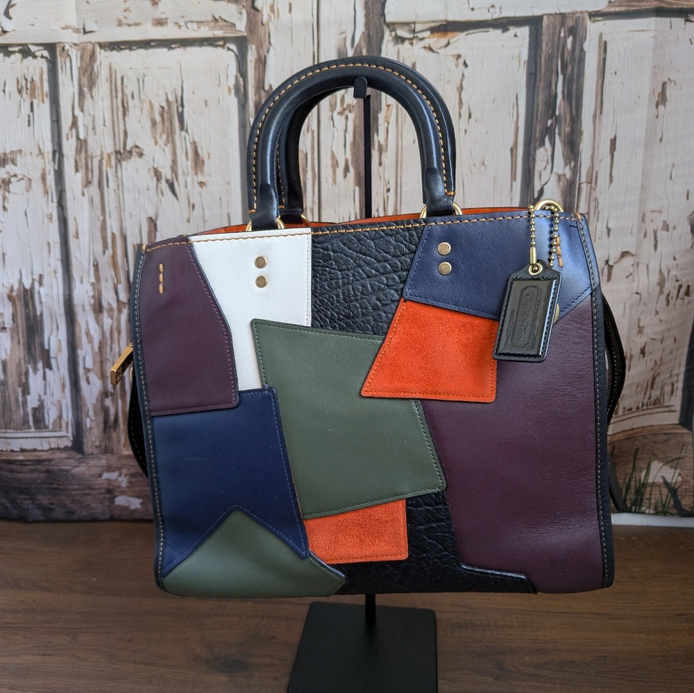 Coach Rogue Patchwork Handbag